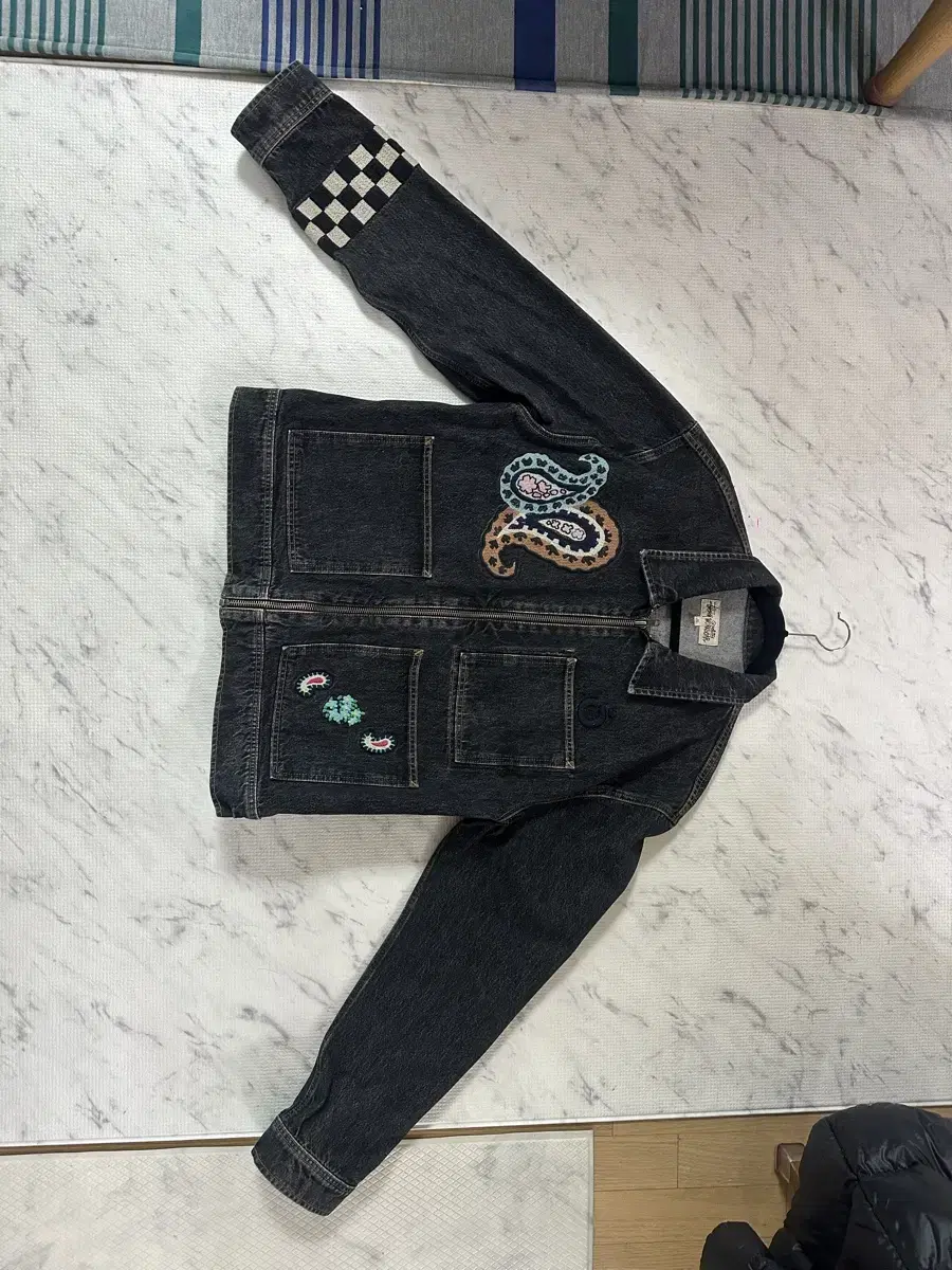 Stussy x Noma t.d. Denim Zip Work Jacket | 브랜드 중고거래 Stussy x Noma t.d. Denim Zip Work Jacket | 브랜드 중고거래